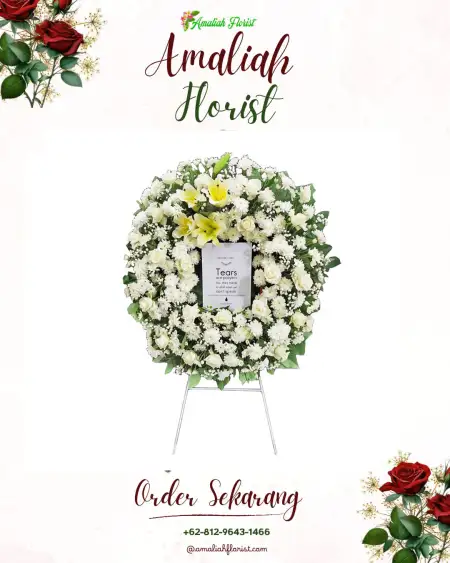 Krans Bunga Duka Sampangagung